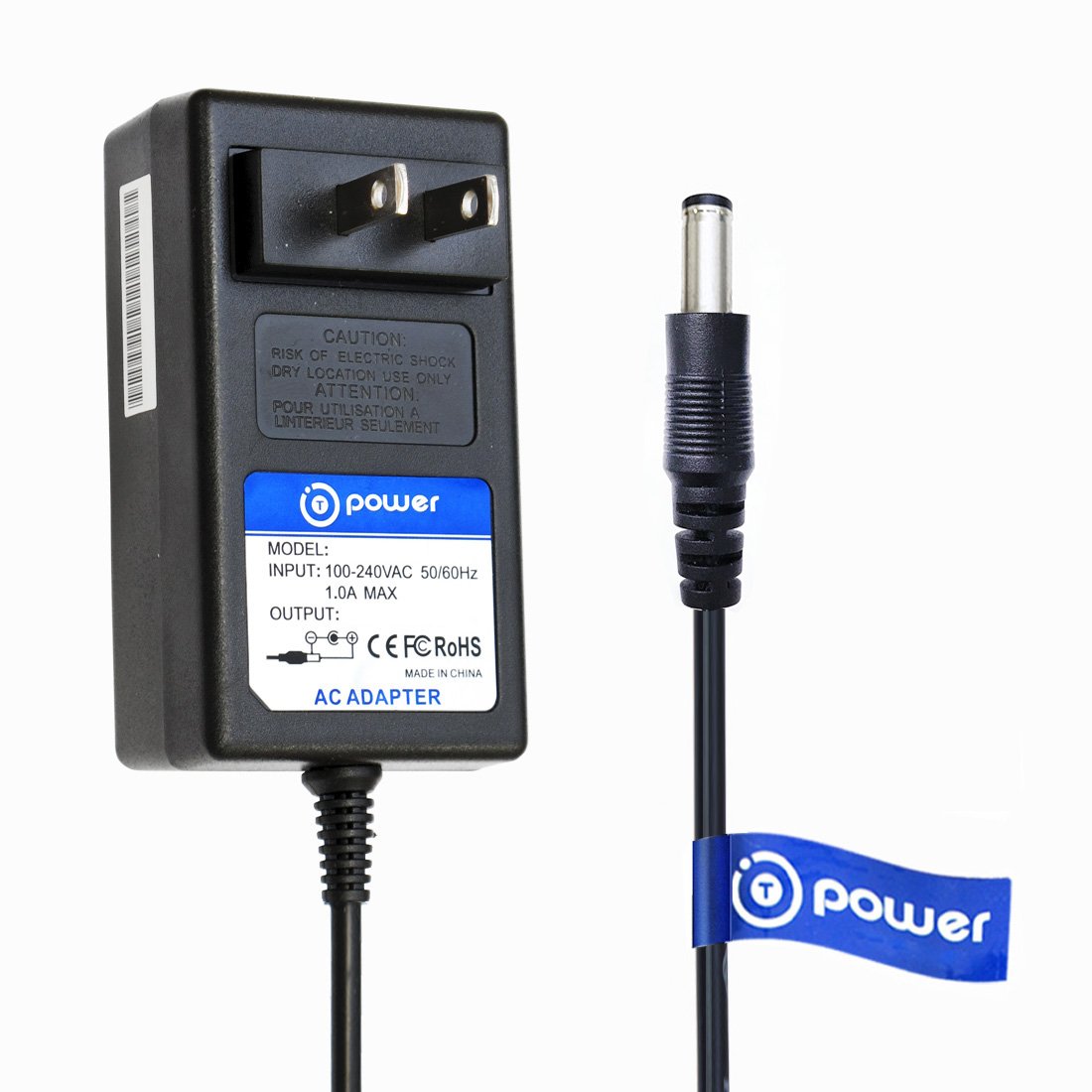 T Power(6.6 feet) 12V 2A 1A Ac Dc Adapter Charger Power Supply Compatible with Belkin, Seagate X Rocker, WD, NETGEAR, Nighthawk, Motorolla, Linksys Lacie TP-Link, MJF, LaCie, G-Technology