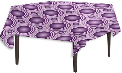 Amazon Co Jp Mauve プリントテーブルクロス 絶妙な蝶のアイコン スピリチュアルな動物 羽付き フェアリーイラスト 屋外 屋内用 ラベンダーとホワイト W36 2 X L36 4 Inch ホーム キッチン