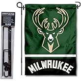 Milwaukee Bucks Garden Flag with Stand Holder