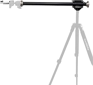 The OverHead Pro 2-in-1 Arm - Sturdy Tripod Boom Arm Extension for Smartphone and DSLR Overhead Photography Videography Food Recipe Flat Lay Product Unboxing Illustration Knitting
