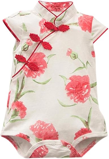 infant floral romper