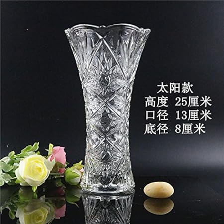 Zhfc Home Decor Zhfc Thickened Oversized Transparent Crystal Glass