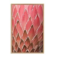 SIGNWIN Framed Canvas Wall Art Tropical Succulent Plant Canvas Prints Home Artwork Decoration for Living Room,Bedroom - 16