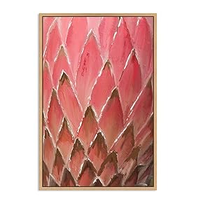 SIGNWIN Framed Canvas Wall Art Tropical Succulent Plant...