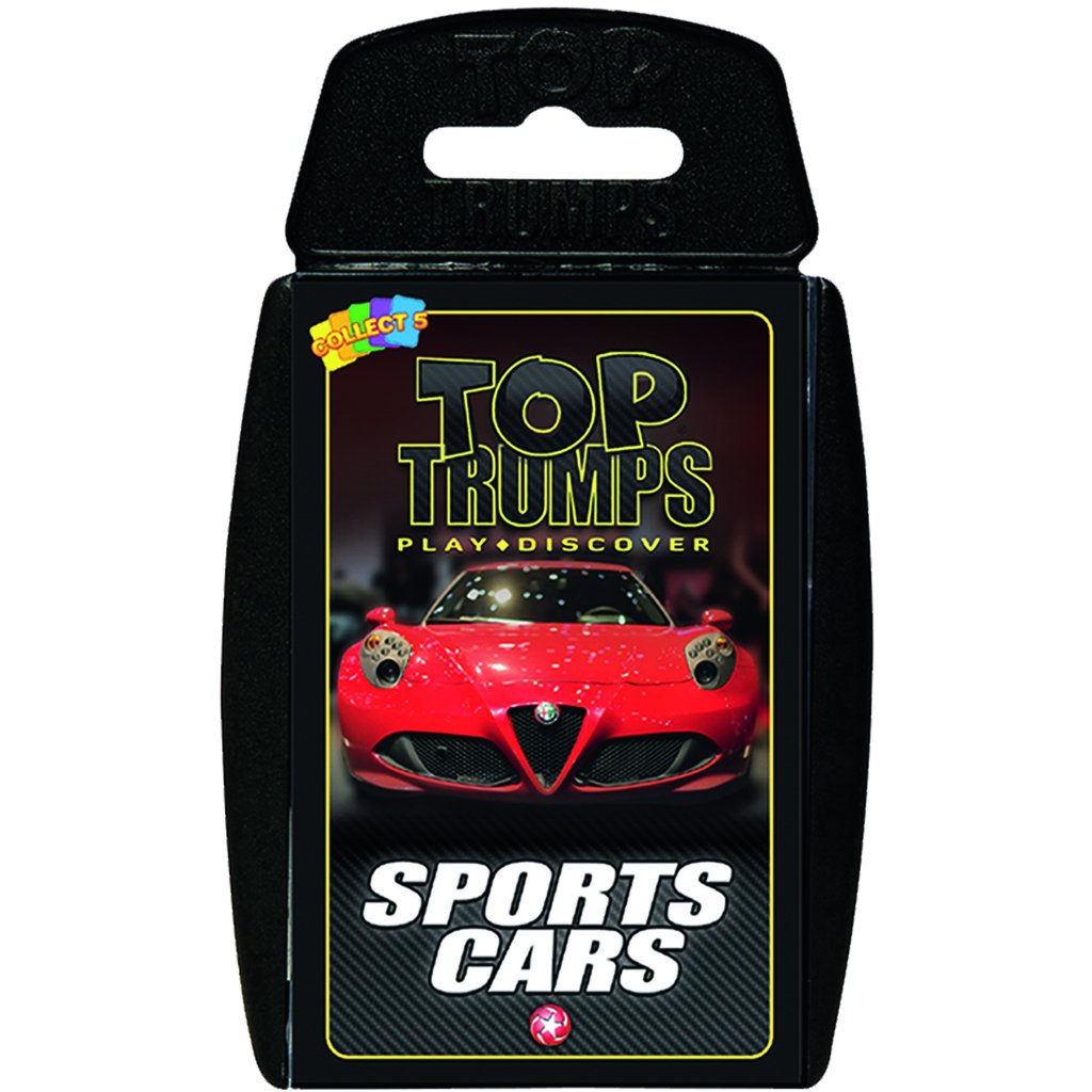 Sports Cars Top Trumps Card Game