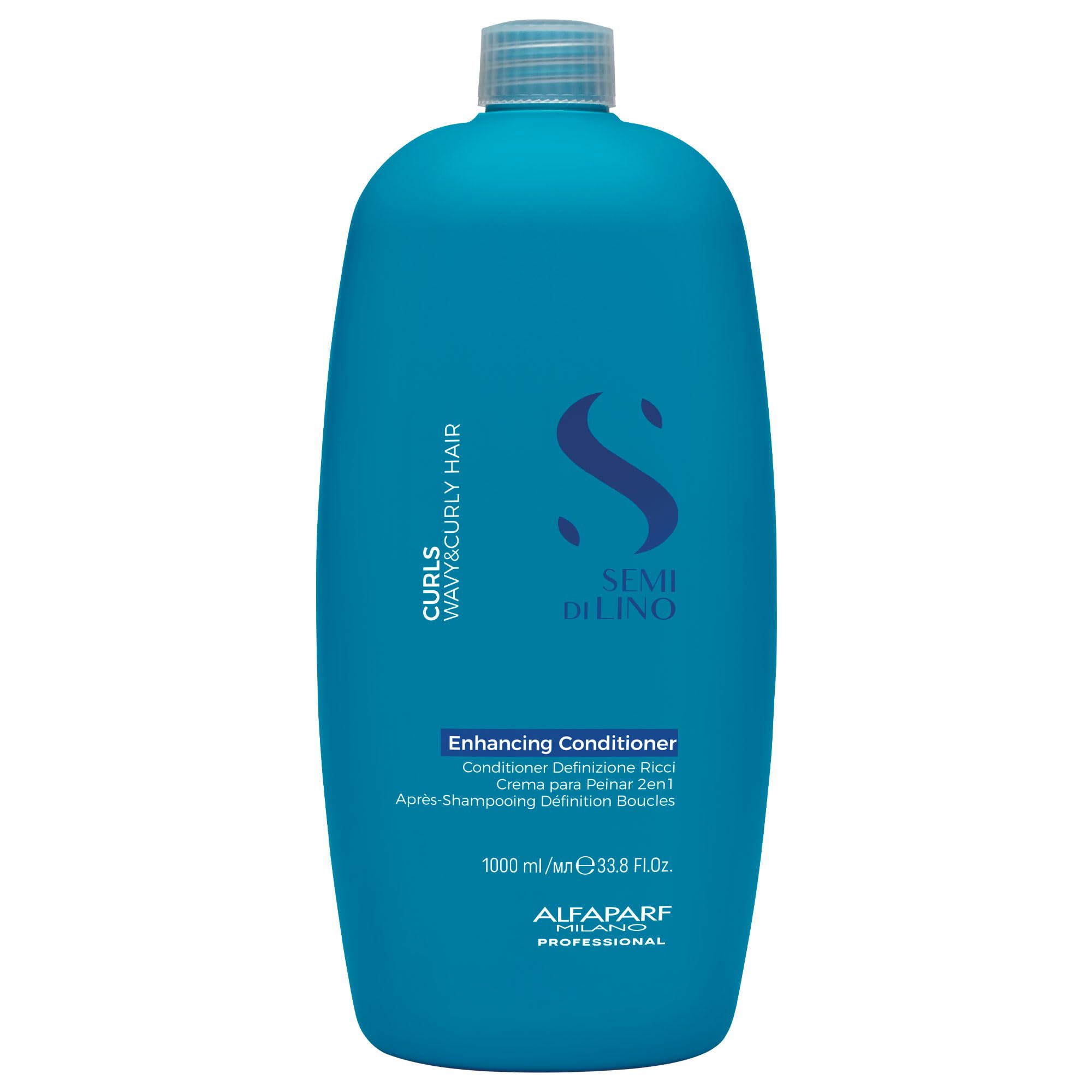 AlfaParf Semi di Lino Curls Enhancing Con 1000 ml, Colourful, 8022297111308