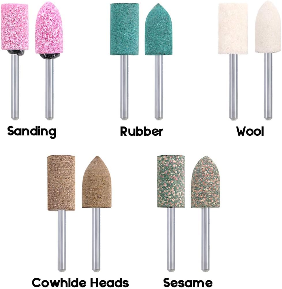Keadic 100Pcs Rotary Grinding Stone Bits Set - Image 5
