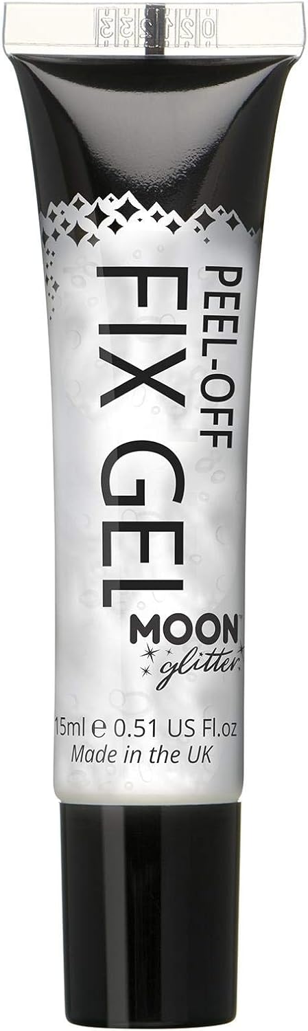 Moon Glitter Peel-off Glitter Fix Gel, Clear, Single, 15ml