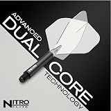 Red Dragon Nitro Flite Integrated Flight & Shaft System No.2 Black Clear Medium view 6