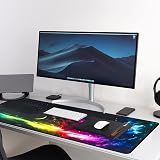 EFISH Extended XL Mouse Pad 800x300x3 mm Stitched Edges Non-Slip Base view 6