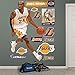 NBA Los Angeles Lakers Kobe Bryant Away Fathead Real Big Decals, 45