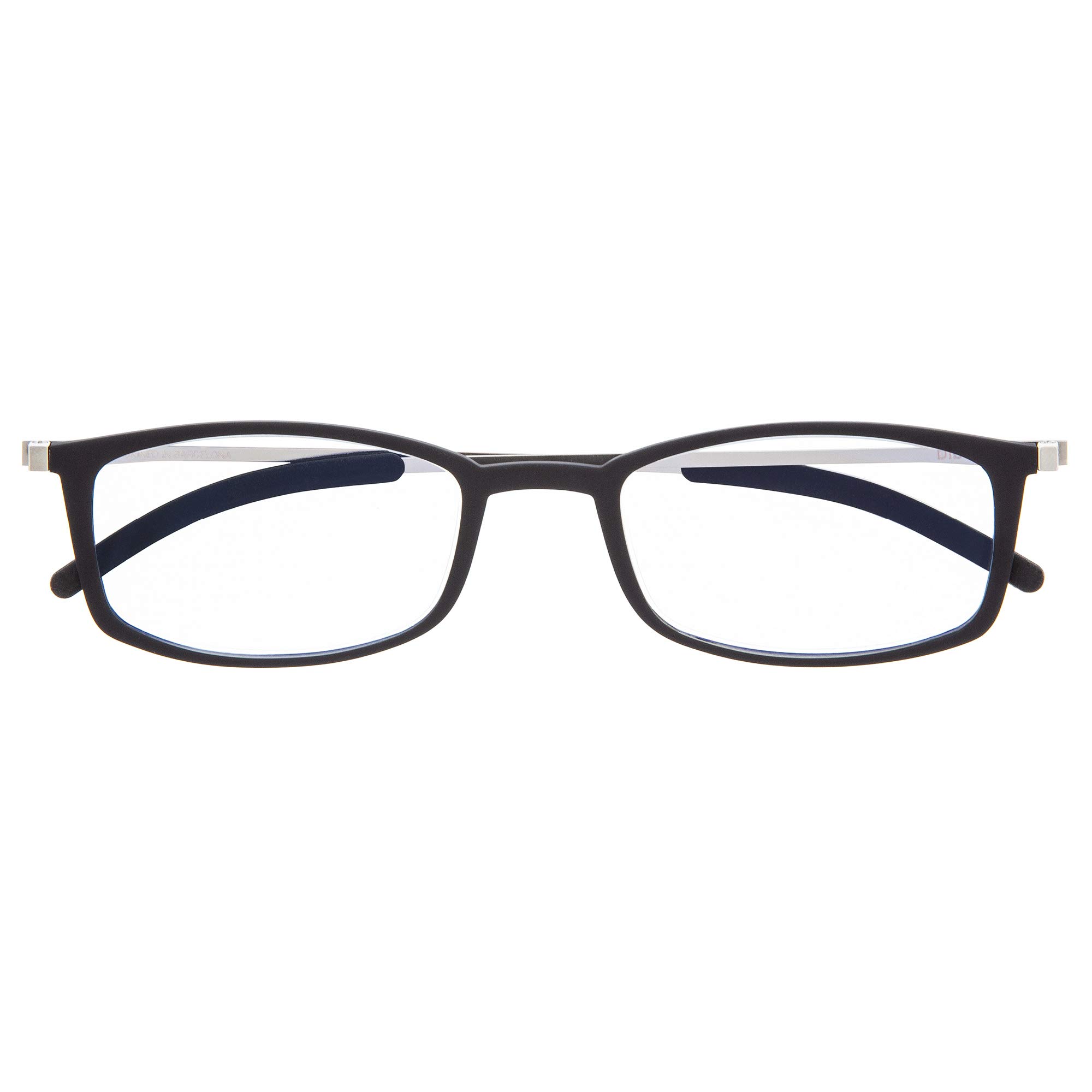 DIDINSKY CherryDIDINSKY Ultra Thin Reading Glasses for Men and Women. Very Light Graduated Glasses with Blue Light Protection Lenses. Graphite +3.0 - MACBA SQUARE