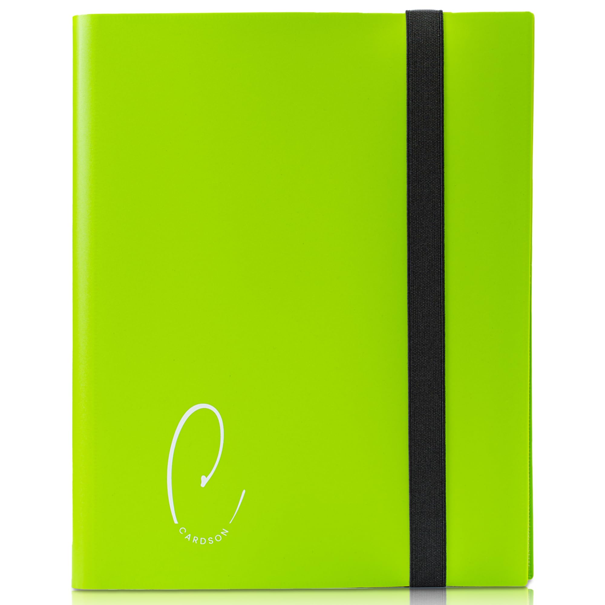 9 Pockets Trading Card Binder Storage - CARDSON - 540 Cards Collection Album Folder With 30 Pages - Side Loading TCG Binder (Green) — image 1