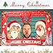 Auihiay Large Size Inflatable Christmas Photo Booth Frame with 2 Christmas Headband for Christmas New Year Party(33.8 x 22 Inch)