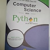Computer Science with Python: Textbook for CBSE Class 12: Amazon.in ...
