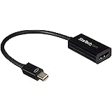 StarTech.com MDP2HD4KS Mini DisplayPort to HDMI Audio/Video Converter, Black