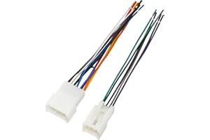 RED WOLF Radio Wiring Harness Connector Select for Toyota Camry Corolla Prius RAV4 1987-2019 Mount Aftermarket Car Stereo Wire Cable Plug