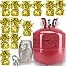 Helium Tank + 12 Balloon Weights, Gold, 5.5
