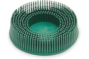 3M 3M-18734 Roloc Bristle Disc Grade - 50, Size - 3 - Green