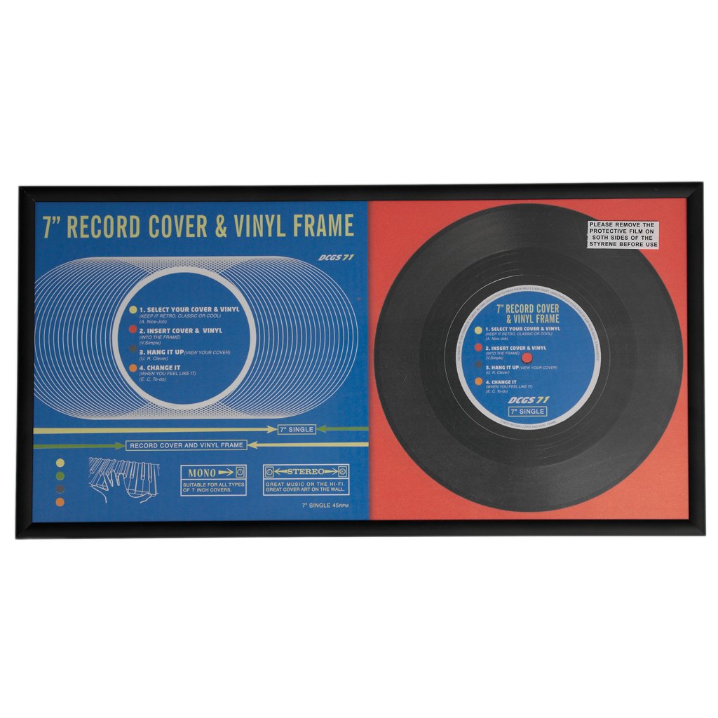 Double 7" Cover and Vinyl Record Frame Amazon.co.uk Kitchen & Home