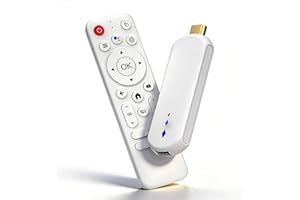 LICAEVEY 4K TV Box, Ultra High Definition Streaming Media Player with Voice Remote, Android 14.0 Portable Design for Home Tra