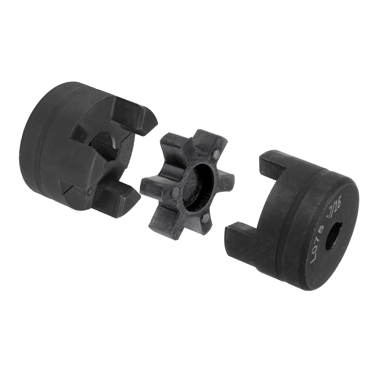 uxcell 7/16" to 1" L075 Flexible 3-Piece L-Jaw