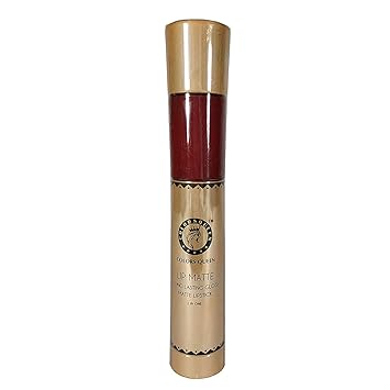 COLORS QUEEN 2 In 1 Matte Lip Gloss-10 ml and Lipstick Bridal (Maroon, 2.5 gm)