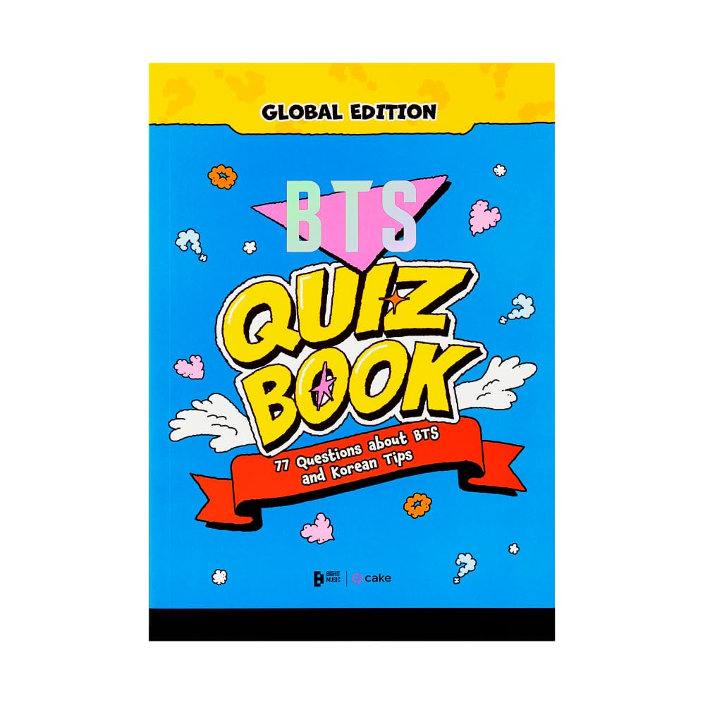 BTS QUIZ BOOK Global Edition - 77 Quizzes to Get to Know BTS and Discover Your ARMY Type, Along with Korean Language and Culture Tips, Official BTS Merchandise, Christmas Gift, Holiday Gift Ideas