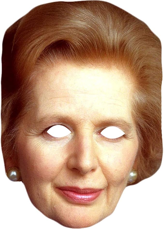 Lord Fox Margaret Thatcher Politician Celebrity Face Mask Fancy Dress