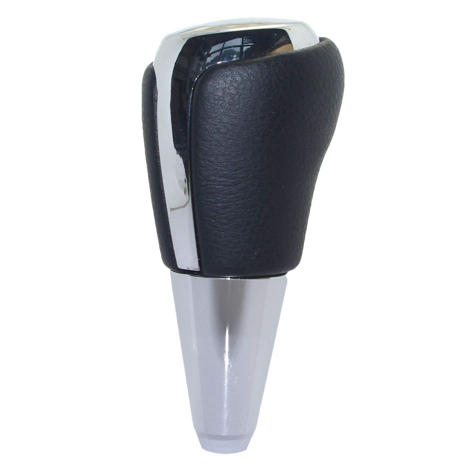 Buy Black Leather Plating Chrome Gear Lever Shift Knob for Land Cruiser