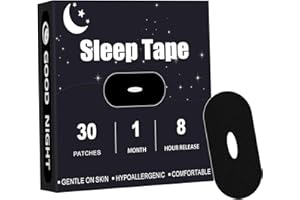 TEASBANK Mouth Tape for Sleeping 30 Pack,Gentle On Skin,A
