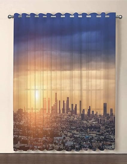 Amazon Com Iprint One Panel Extra Wide Sheer Voile Patio