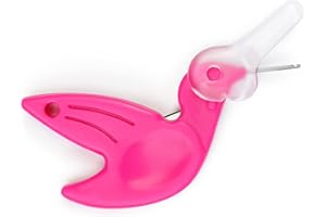Prym Love Birdy Needle Threader with Thread Cutter, Pink