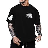 Halloween Shirts for Men Spooky Season Boo Shirt Halloween Costumes for Men Funny Holiday Graphic Tees