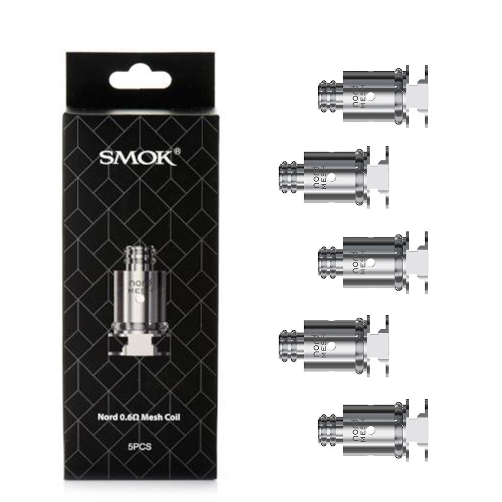 SMOK Spare Coil for Nord TPD Compliant 2ml Capacity - No Battery, No Nicotine (Coil Mesh 0.6 ohm)