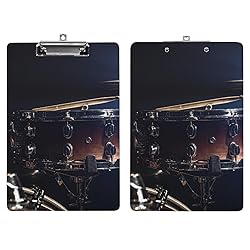 TecEr Acrylic Clipboard, Snare-Drum-Percussion