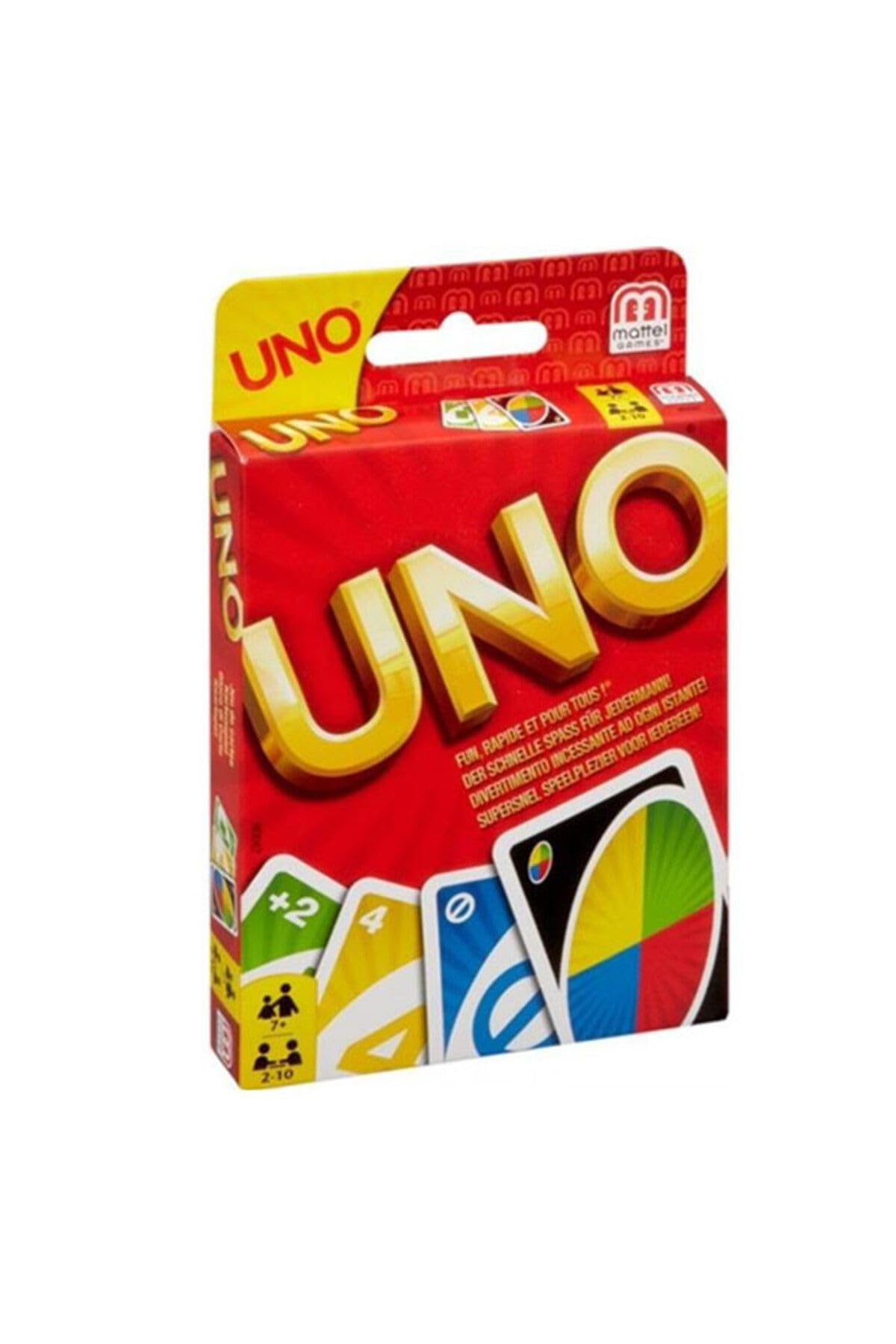 Photo 1 of UNO - Classic Colour & Number Matching Card Game - 112 Cards - Customizable & Erasable Wild - Special Action Cards Included - Gift for Kids 7+, W2087