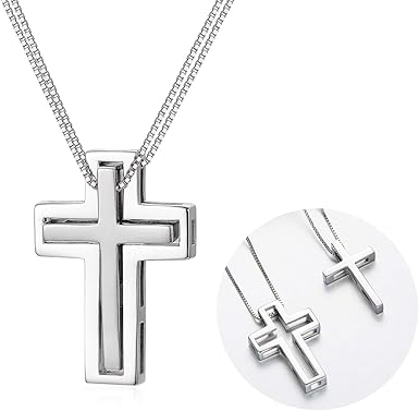 mother daughter cross necklace