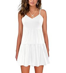 Nova In Sky Women 2024 Summer Spaghetti Strap Dress