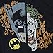 Popfunk Batman Vs. The Joker Split T-Shirt (Large, Black)