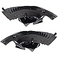 TRQ Front Inner Fender Liner Set Compatible with 2008-2011 Mercedes-Benz C300 C350 MB1248145 MB1249145