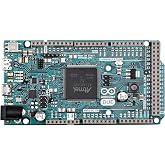 Arduino Due with Headers [A000062] - 32-bit ARM Cortex-M3, 84MHz, 54 Digital I/O Pins, 12 Analog Inputs, 512KB Flash, USB Host, Pre-Soldered Headers, Compatible with Arduino IDE for Advanced Projects