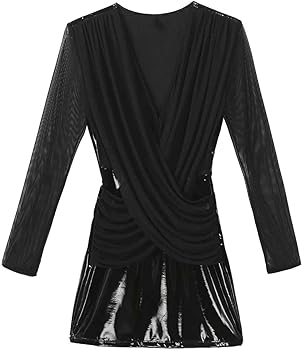 black criss cross mesh top bodycon dress