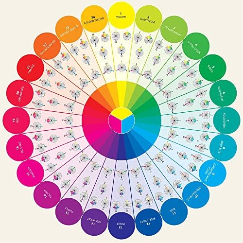 Ultimate 3-in-1 Color Tool, Updated 3rd Edition: - 24 Color Cards