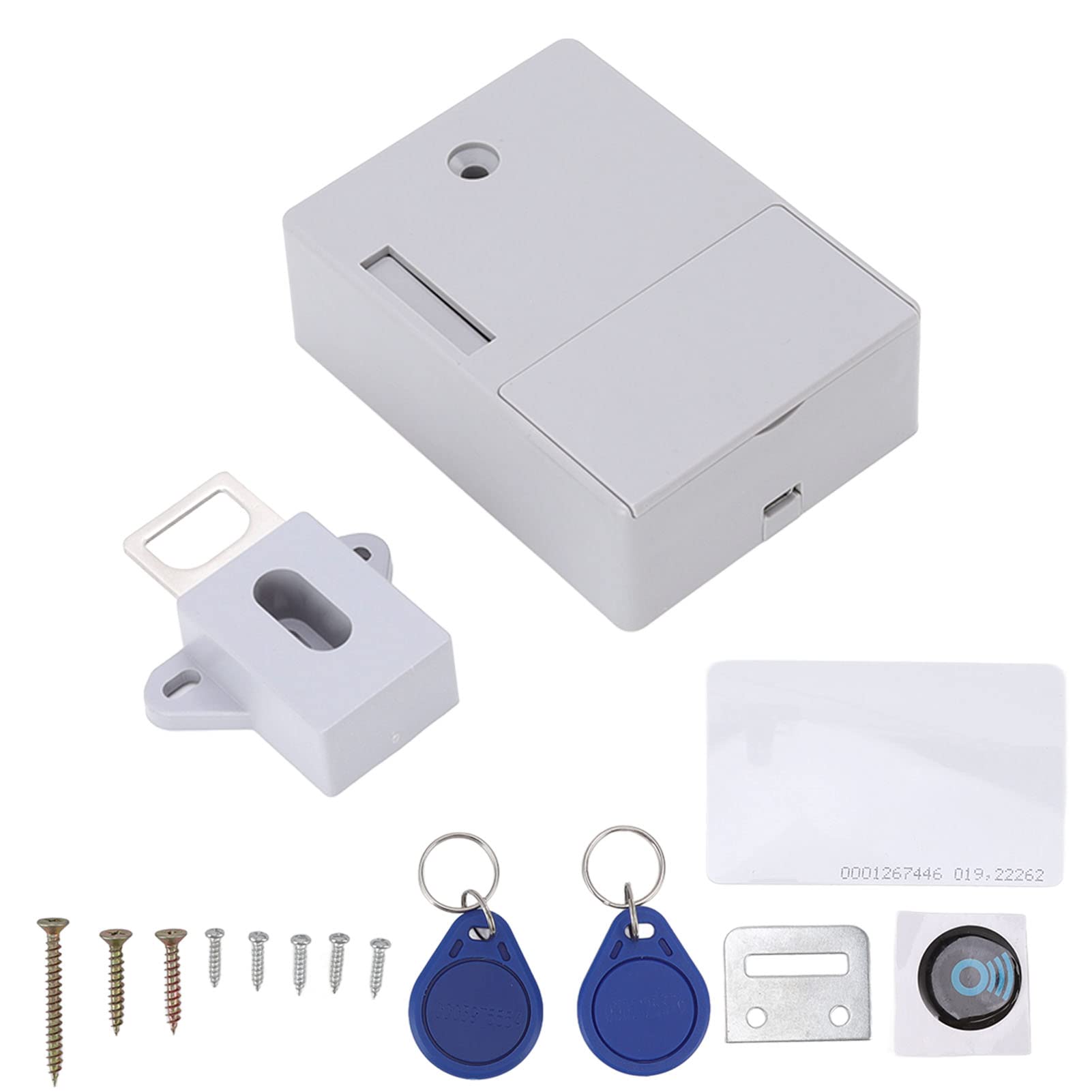 Electronic Cabinet Lock, Hidden Smart File NFC Drawer Locks with 2 Unlocking Modes for Drawer Filing Cabinets