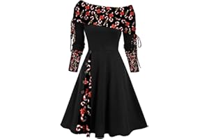 ZEFOTIM Christmas Dresses for Women 2024 Elegant Casual Long Sleeve Sleeveless Holiday Party Cocktail Ruffle Dress