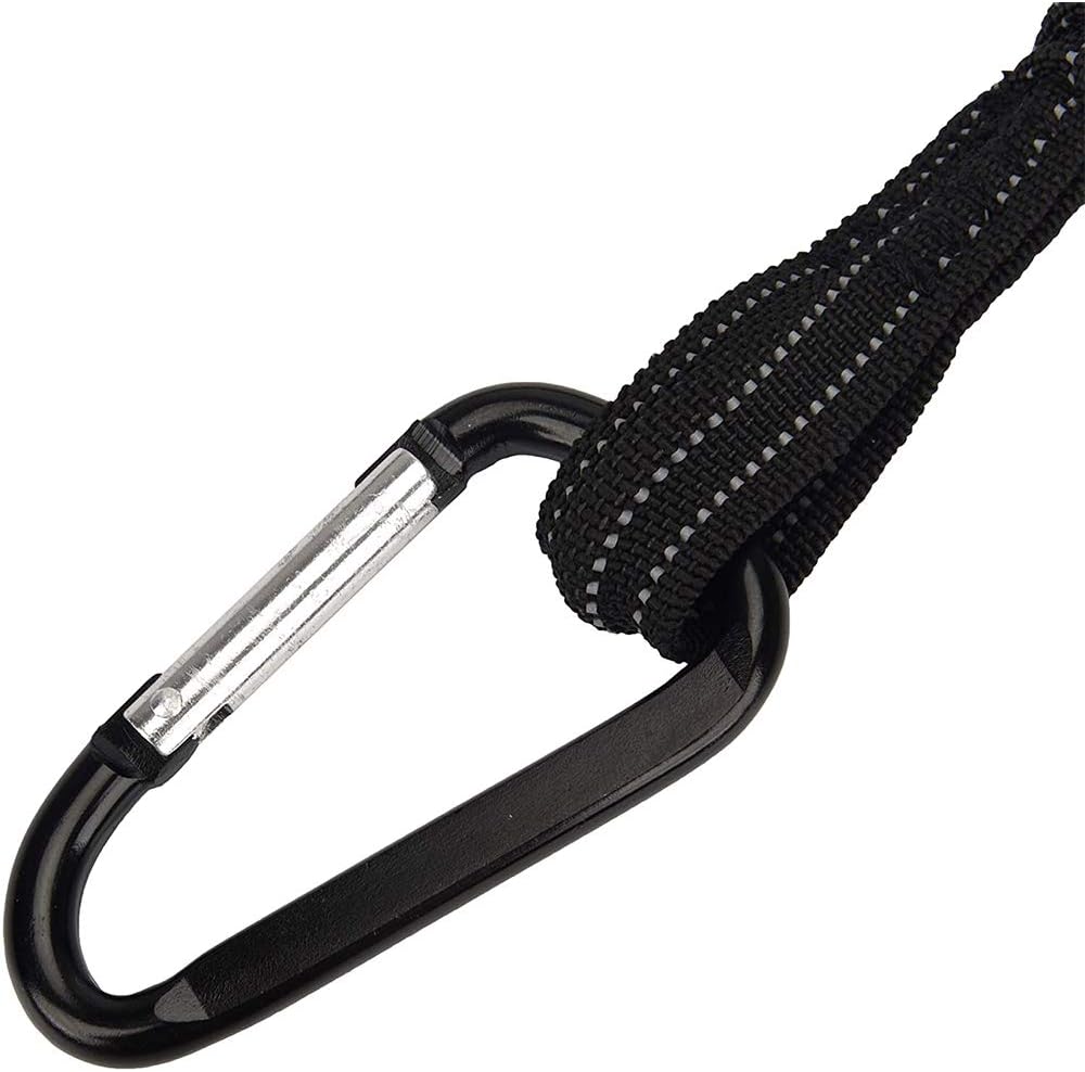 tonhui 3 Pack Tool Lanyard, Single Carabiner and Adjustable Drawcord, Maximum Weight Limit 7KG, Carabiner with Shock Cord - Image 3