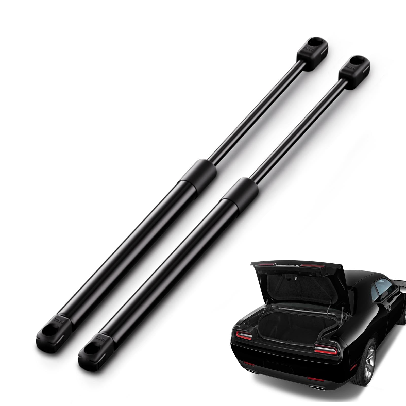 Photo 1 of ARANA Trunk Struts Shocks for Dodge Challenger 2008-2020, 6657 Rear Hatch Lid Replacement Lift Support Fits Dodge Challenger Base/RT/SE/SRT/SXT without Spoiler, 2 Pcs