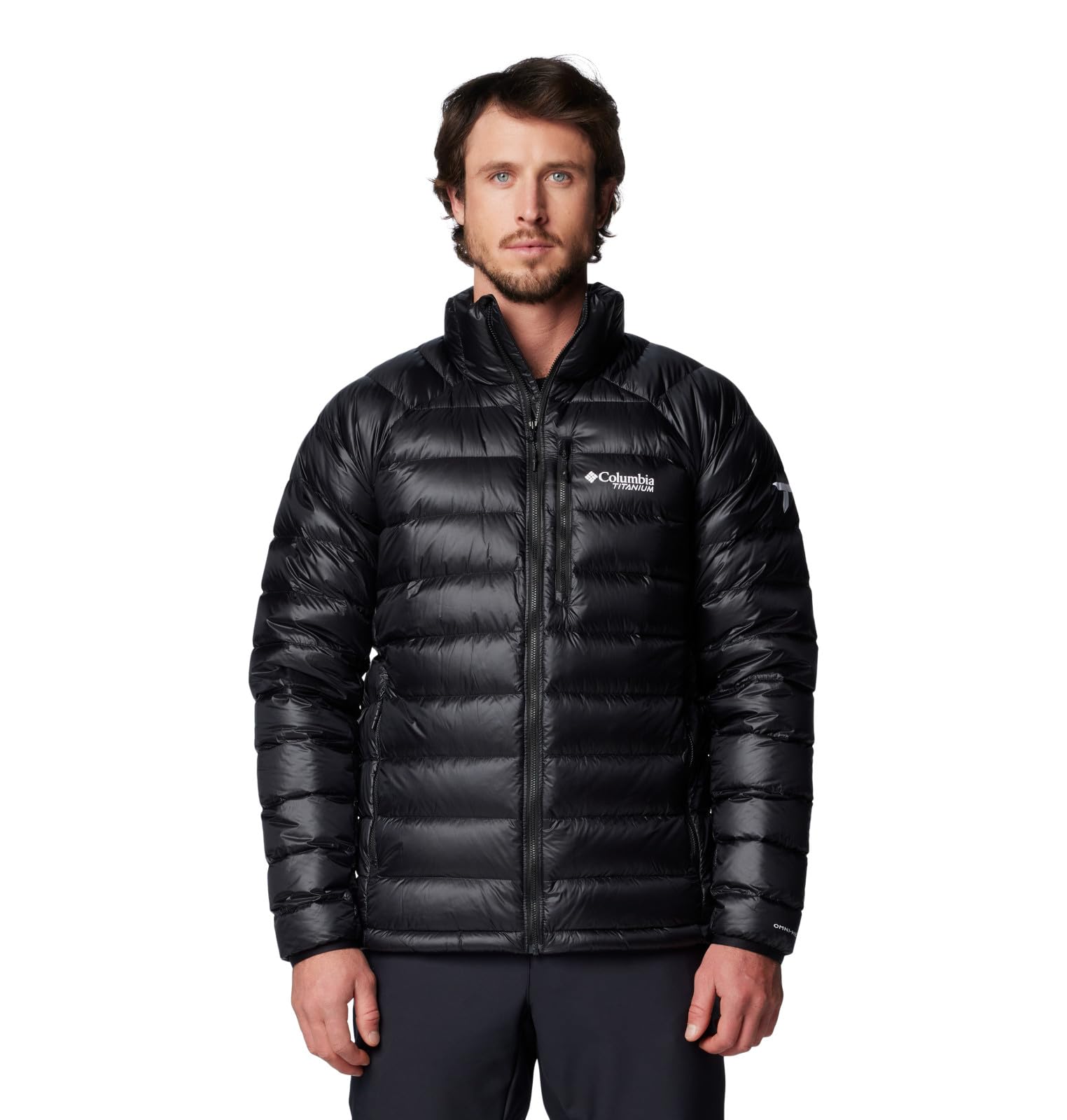Photo 1 of Columbia Men's Arctic Crest Down Jacket, Black, Medium