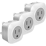 [3-Pack] UK Ireland Travel Plug Adapter, VINTAR International Power Adaptor with 2 American Outlets- 2 in 1 European Plug Ada